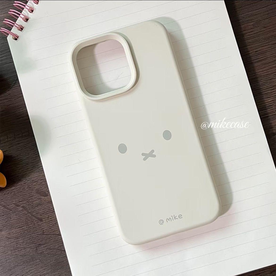 

Miffy Cartoon Case for 17ProMax/16, 15Pro, 14Plus/13 Models, Glutinous Rice Shell iPhone 17