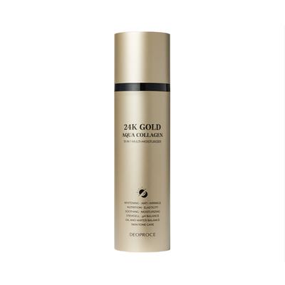 Deoproce 24K Gold Aqua Collagen 10 In 1 Multi Moisturizer 200ml*1Pc/2Pcs/3Pcs