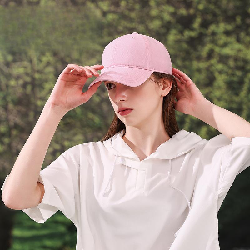 Pure Cotton High-quality Soft Top Baseball Cap Sun Protection Sun Hat Can Be Embroidered with The Same Baseball Cap