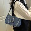 Small Design Jeans Bag Women's New Cross-Shoulder Bag Shoulder Canvas Bag