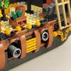 Moc Medieval Pirate Vikinged Ship Ocean Adventure Navigation Boat Building Blocks Education Kid Bricks Toy For Adult