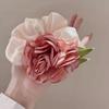 Elegant Korean Rose Hair Tie: Chic Floral Headband for Girls and Ladies