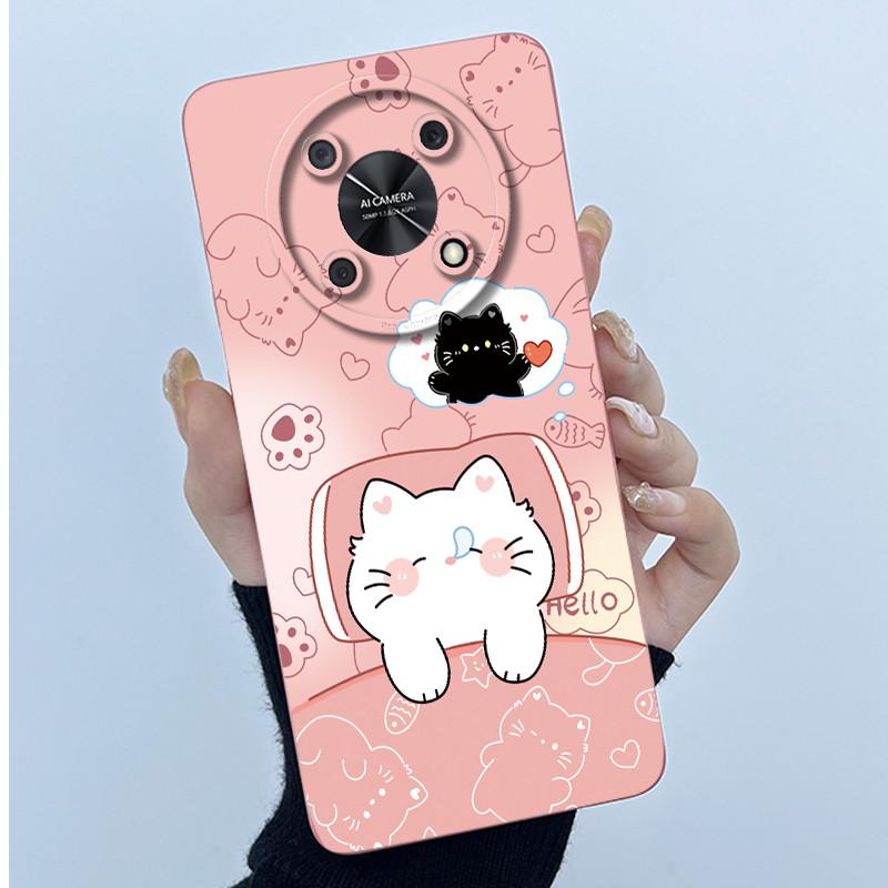 For Huawei Nova Y90 2022 Case Matte Phone Cover Soft TPU Cute Panda Sweet Girls Cats For Huawei NovaY90 CTR-LX1 CTR-LX2 Casing