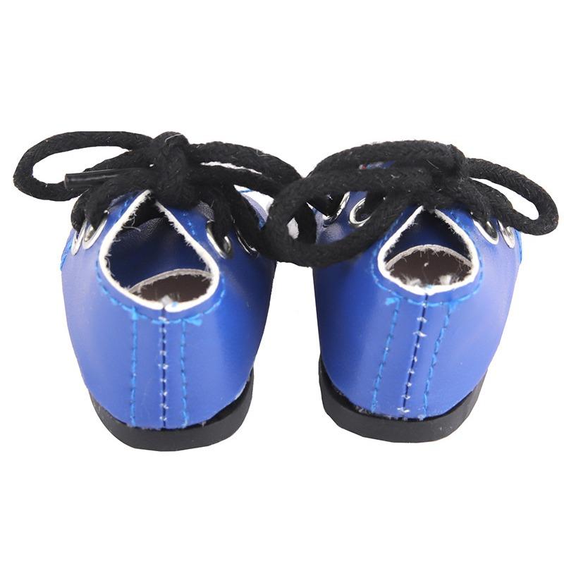 1 Pereche Pantofi Păpușă Pantofi PU cu Șireturi pentru Păpuși de 14 Inch Accesorii Jucării