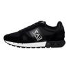 Emporio Armani Pu Comfortable Versatile Low-Top Casual Shoes Men sneaker Black X8X151XK354A120