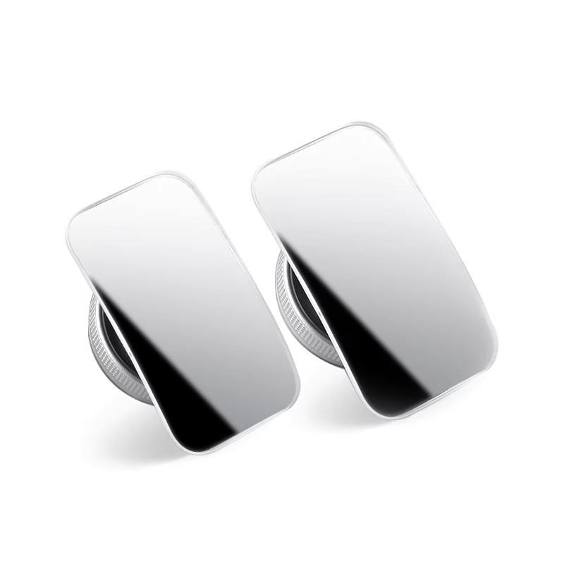 Ultra-Clear 360° Blind Spot Mirror: Motorcycle/Car Rearview, Small Round with Suction Cup.