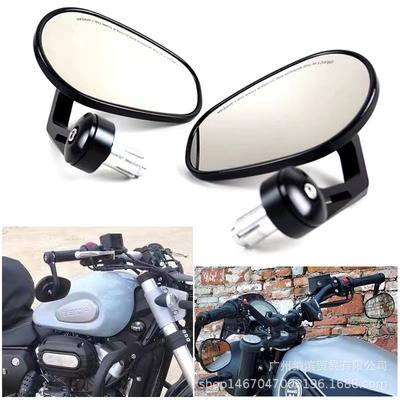 Compatible con Benda Grey Stone Chinchilla300Retro Modificación de Espejo Retrovisor para Motocicleta con Espejo de Manillar Ampliado