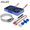 540 550 3650 3660 3670 4074 4068 4284 4274 1515 4284 4985 1717 Motor Heatsink Cooling Fan for 1/5 1/6 1/8 1/10 RC Car