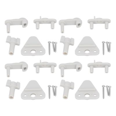 4 Set Ponton Boot Tor Latch Kit ABS Quadratischen Rahmen Ponton Boot Ersatz Tür Riegel für Links