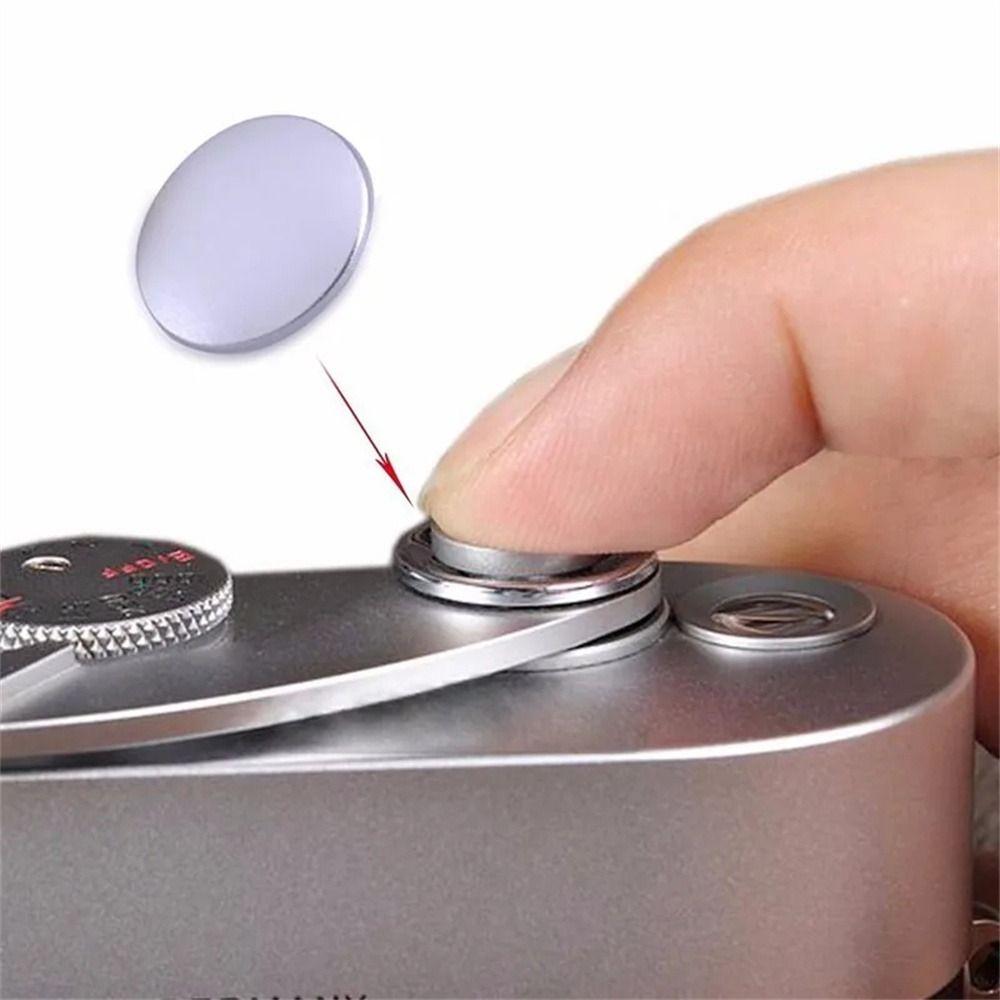 Flat Convex Concave Camera Shutter Button Black Red Silver Camera Triggers Camera Accessories