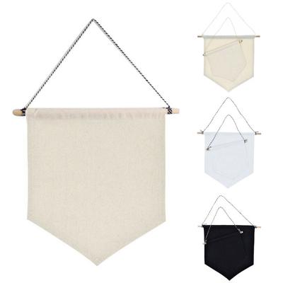 Nordic Blank Cotton Brosche Pin Abzeichenhalter hängende Wand Display Banner Flagge