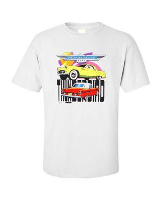 1955 Ford Thunderbird Early Bird Classic Car T-shirt Single OR Double Print