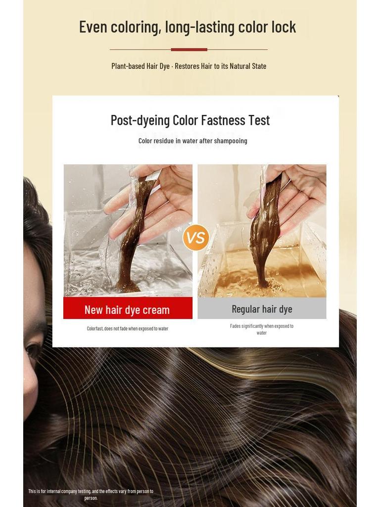 Premium Gift Box: Natural Black & Gray-Brown Linen Hair Dye Cream - Youthful, Vibrant, Plant-Based Formula