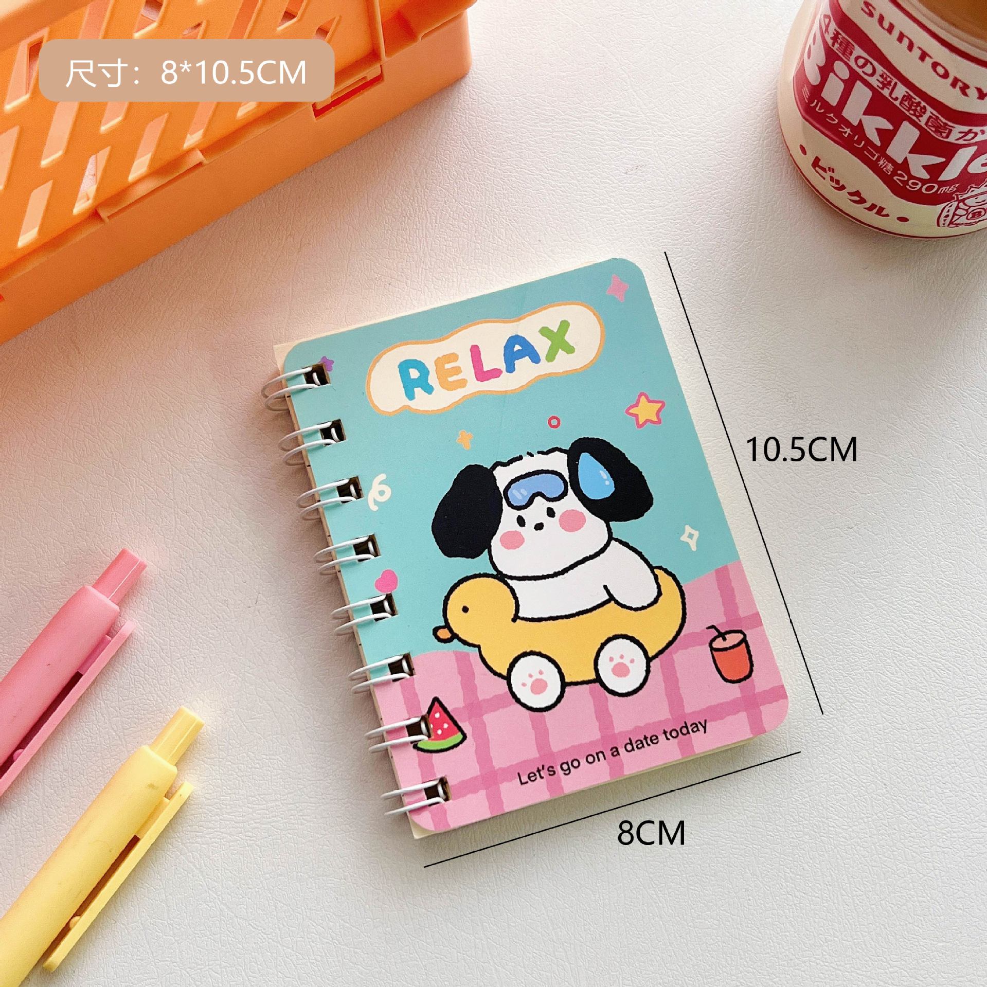 

Japanese and Korean Cartoon Creative Cute Girl Heart Memo Book Student Memo Signature Book Student Convenience Sticker Ins Label