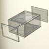 Portable Shoe Storage Containers Practical Clear Shoe Storage Boxes Stackable Design Case for Entryway or Closet