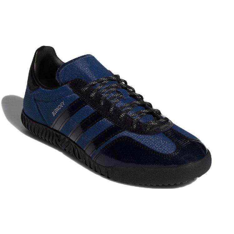 Blondey McCoy X Adidas Gazelle Indoor Mineral Blue Black Unisex Sneakers Core-Black Silver-Metallic GY4425