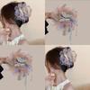 Mesh Butterfly Flower Tassel Hair Clip Sparkling Shark Clip  Hair Claw For Women Girls Elegant Hair Accessories Gifts