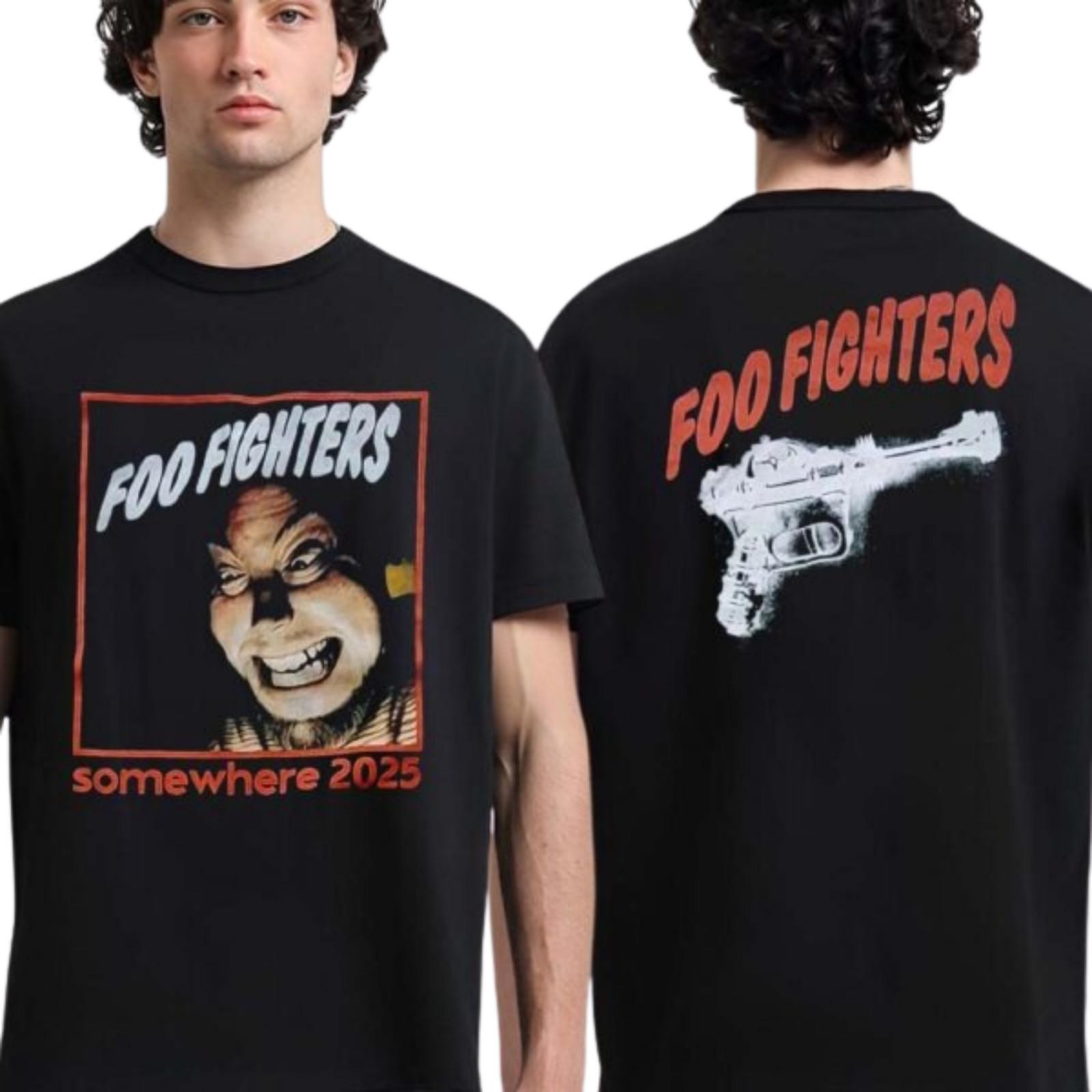 Foo Fighters Somewhere 2026 30th Anniversary Tour Two Sided T-Shirt S