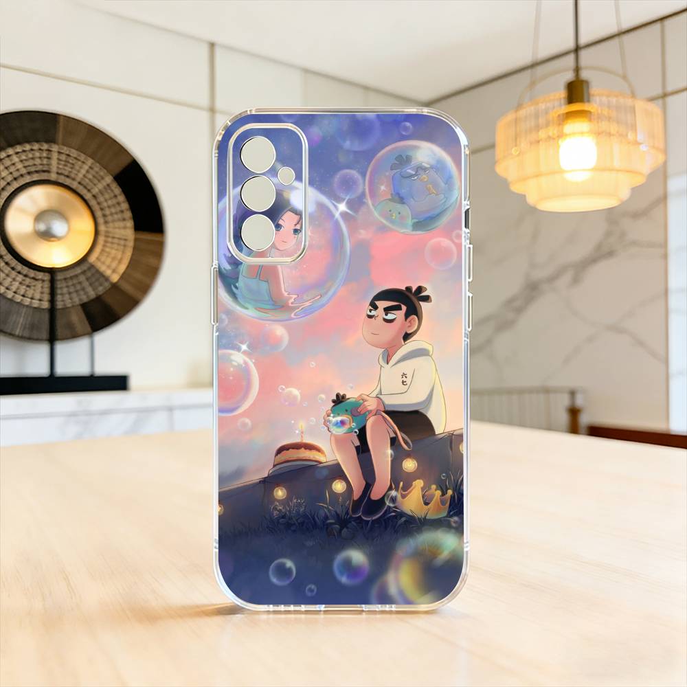 S-Scissor Anime Seven Phone Case Transparent Silicone Soft For SamsungA10,12,20,21S,30,31,40,50,51,52,70,71