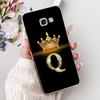 Case For Samsung Galaxy A5 2017 A520F Bumper Cover Samsug A5 2016 A510F Initials Letter Pattern Soft TPU Silicone Transparent