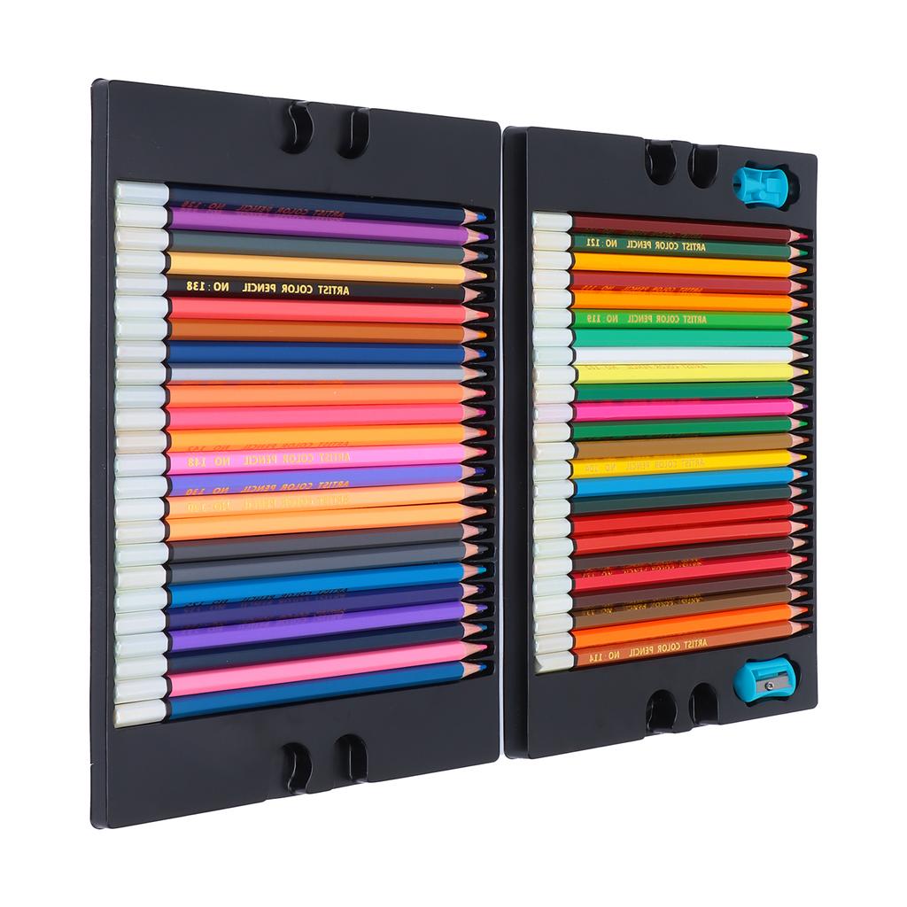 Color Pencil Set Wood Soft Core Hexagonal Oil Pastels Pencils with Boxes For Adult Children