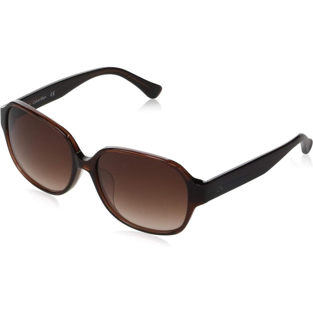 

Calvin Klein Женские коричневые солнцезащитные очки 58 мм CK4303SA 001 шоколадные