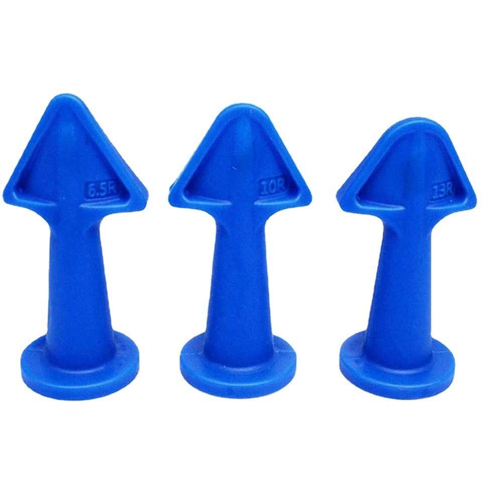 

Профессиональный набор инструментов для затирки Угловой скребок Инструмент для удаления затирки для очистки плитки Затирка 3pcs синий