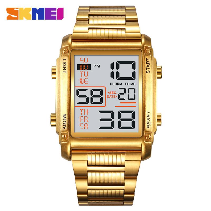 Electronic watch men's square watch multi-function luminous waterproof electronic watch sports watch