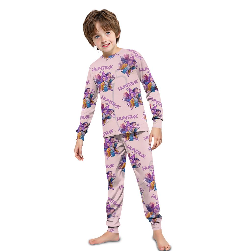 Prints Family Matching Long Sleeve Tops+Pants Set Family Matching Sets