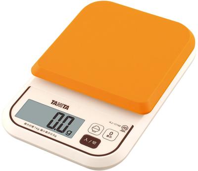 Tanita Scale Food Calories 1kg Orange OR Measures the Calories of Rice 0.5g KJ-111M