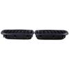 Bil Frontfanger Midtre Grill for BMW X5 E53 3.0d/3.0i/4.4i/4.6is 2000 2001 2002 2003 Pre-facelift Matt Svart