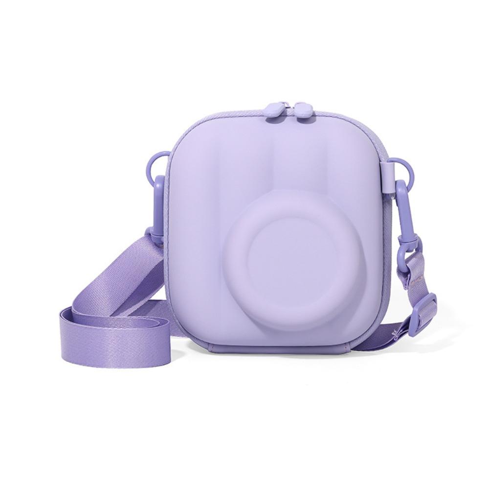 Hard Shell Crossbody Bag Zipper Storage Bag Compact Instant Camera Case  Outdoor Carry