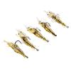 MUQZI Sports Accessory 5Pcs Fishing Lure Soft Lightweight Faux Vivid Shrimp Prawn Bait Hook Fishing Gear