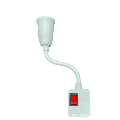 Flexible E27 LED Wall Light Holder with Switch and Universal Plug