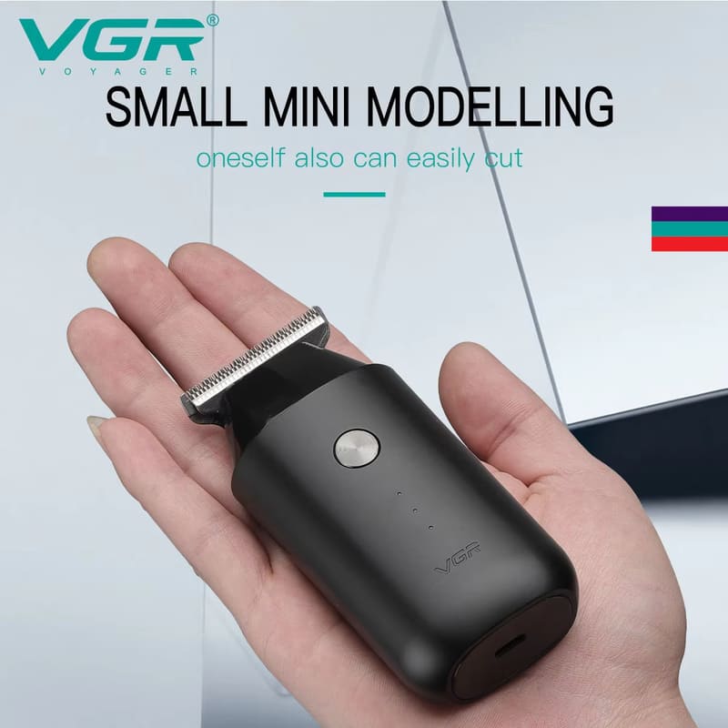 VGR Professional Zero Cutting Machine Rechargeable Cordless Beard Shaver Electric Travel Mini Model Hair Trimmer for Men Portable Shaver V-932
