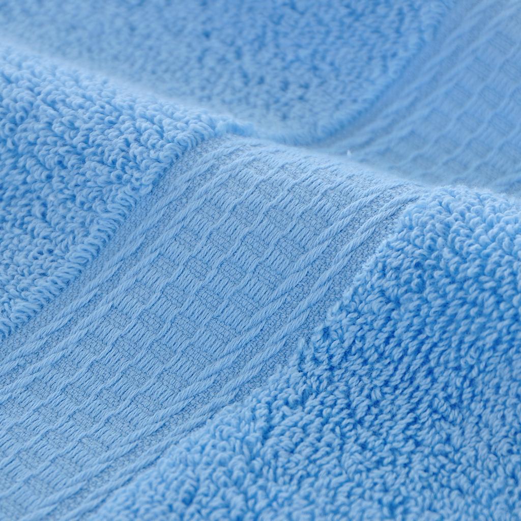 Style, plain cotton towel, three-piece household towel, soft and absorbent.