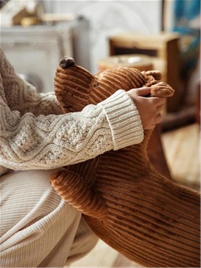 Cartoon Dachshund Plush Cushion: Panda Design Pillow and Leg Clip