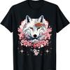 Okami Wolf  Anime Kawaii Blossom Cherry Flower T-Shirt(12)