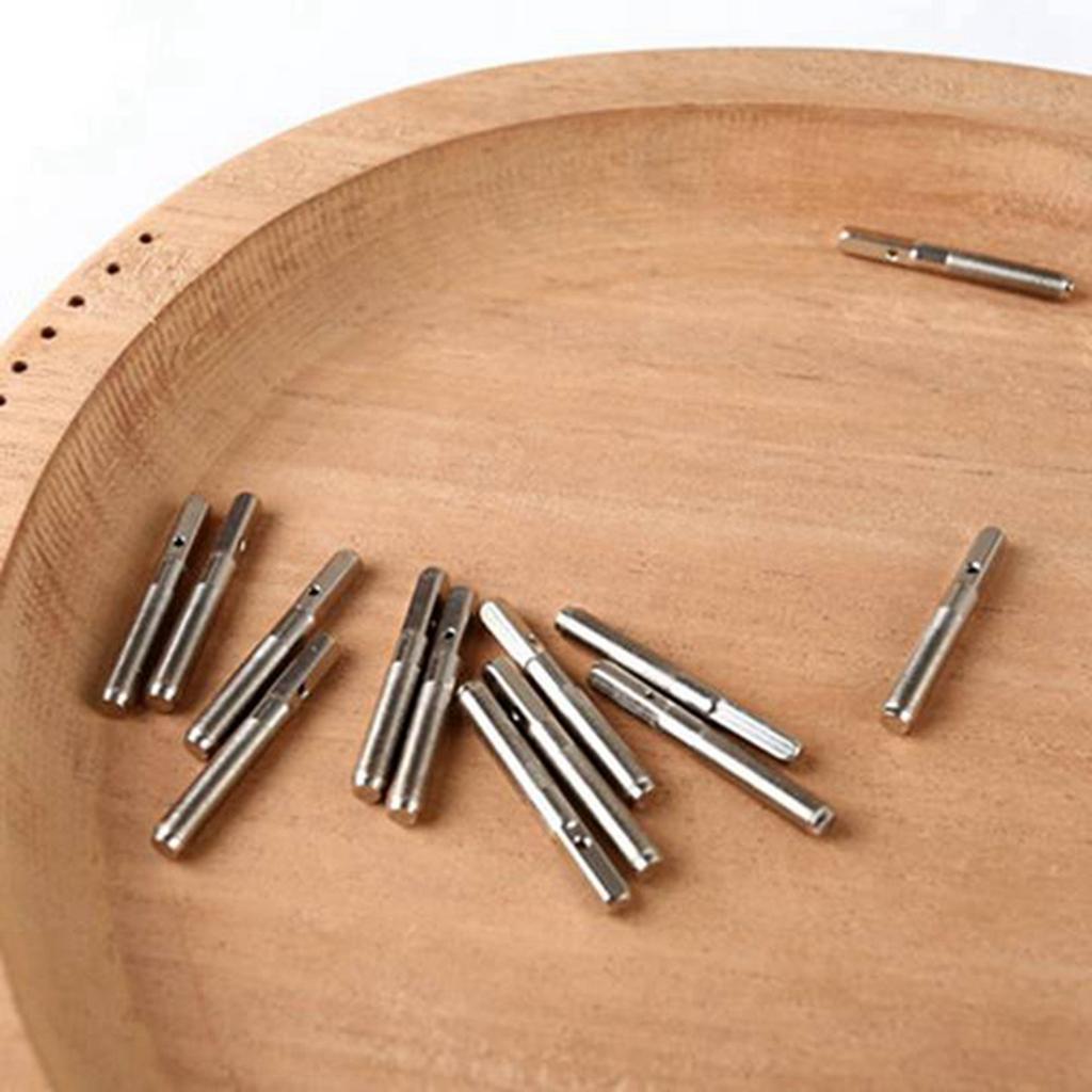 Classy-40 Pcs Tuning Pin Nails And 40Pcs Rivets,With L-Shape Tuning Wrench,For Lyre Harp Small Harp Musical Stringed Instrument