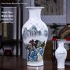 Modern Minimalist Ceramic Vase for Dried Flowers - Porcelain Ornament for Living Room Decor