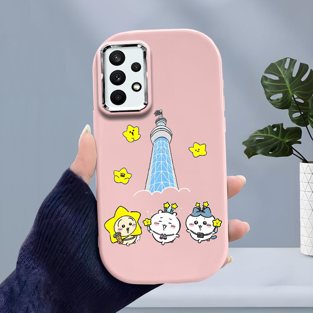 Lovely Liquid Silicone Phone Case for Samsung Galaxy S24 S23 S20 FE Plus Ultra Note 20 10 A51 A52 A54 A73 Shockproof Soft Cover Casing