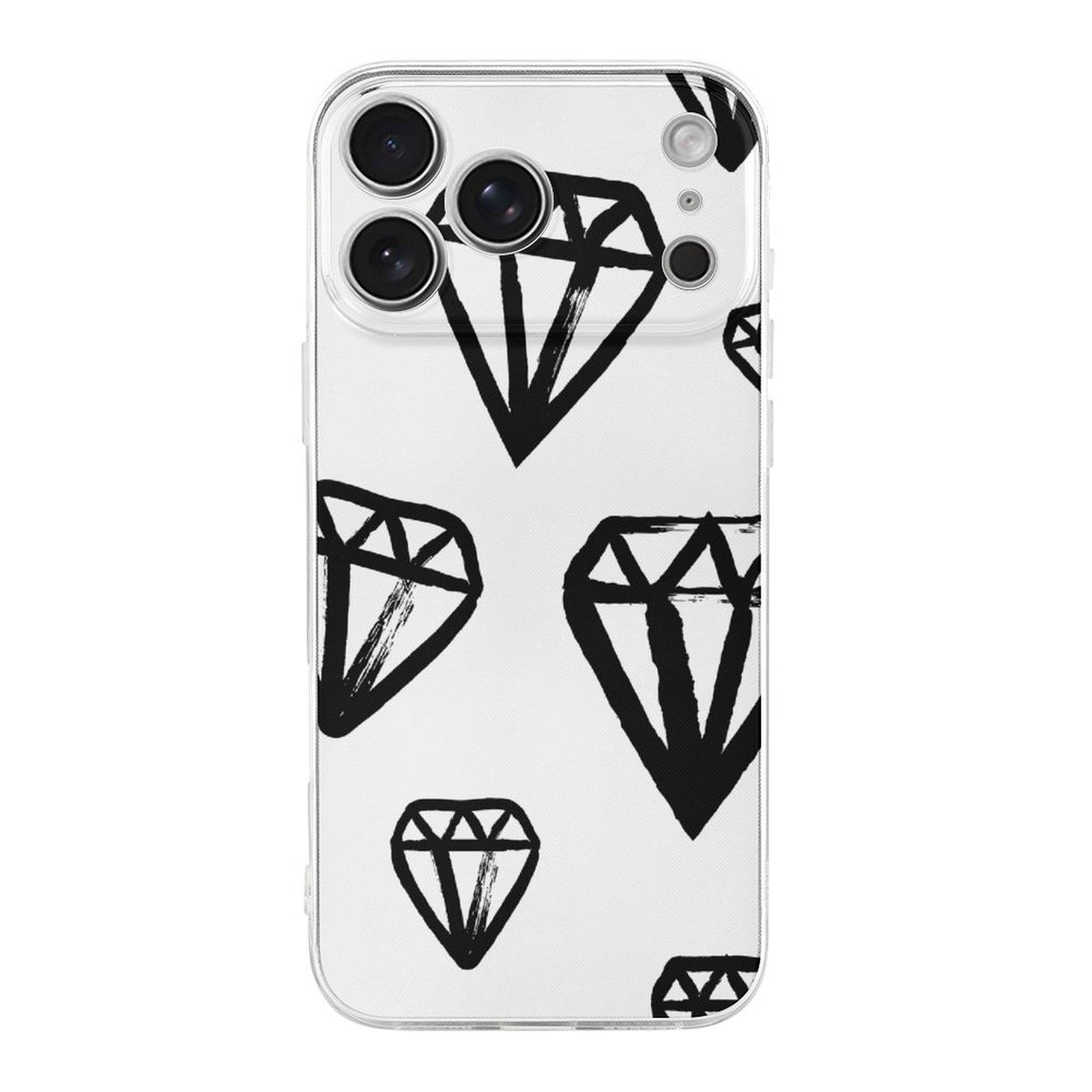 

1 Pack For iPhone 17 Series TPU Phone Case Soft Anti-Slip Anti-Scratch Design, Daily Protection IPHONE-17ProMax белый