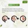 Vaadi Herbals Foot Scrub 110g Pack Of 1 – Exfoliating Walnut, Fenugreek & Lemongrass Oil for Soft Feet