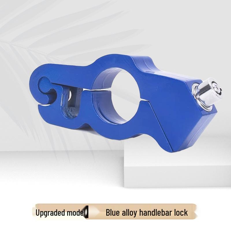 Anti-Theft Motorcycle Brake & Throttle Lock with Alarm