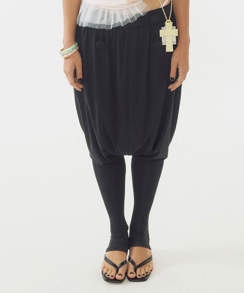 SCULPTOR Baggy Leggings Pants Black