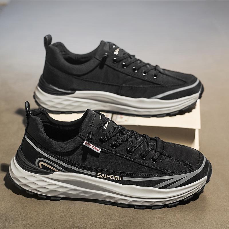 

2024 новые зимние популярные мужские кроссовки повседневные универсальные мужские кроссовки повышающие спортивные нескользящие износостойкие модные мужские туфли 39 чёрный