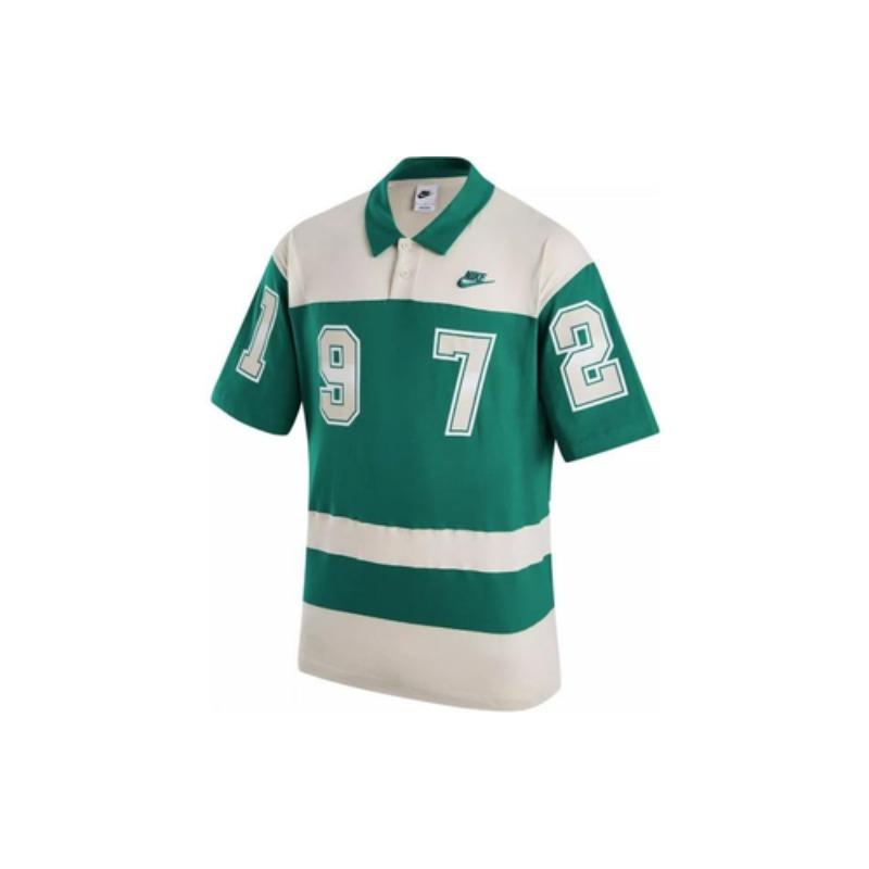 

Nike NSW GCEL Polo Shirt Green Grey FQ9582-365 EU L зелёный