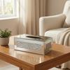 Tissue Box Holder Decorative Cover Tabletop for Vanity, Desk