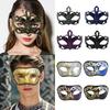 Couple Masquerade Mask for Women Men Halloween Half Face Mask Masquerade Eye Mask for Masquerade Halloween Wedding Prom