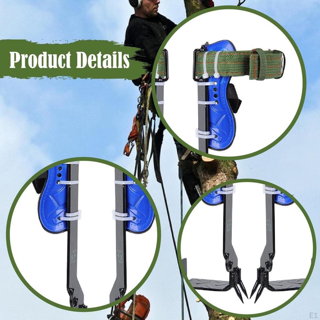 Tree Climbing Gear Spikes Accessories Climbings Kit for Work Logging
